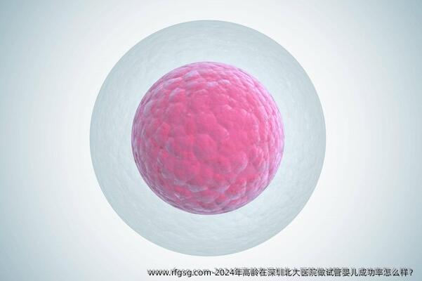 2024年高龄在深圳北大医院做试管婴儿成功率怎么样？