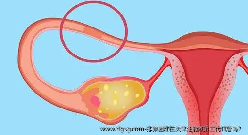 排卵困难在天津还能做第三代试管吗？