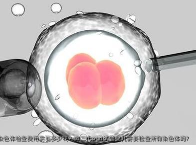 永城市做染色体检查费用需要多少钱？做三代pgd试管婴儿需要检查所有染色体吗？