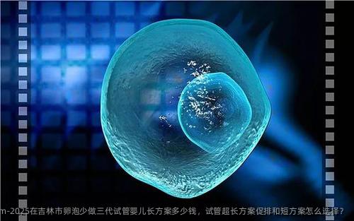 2025在吉林市卵泡少做三代试管婴儿长方案多少钱，试管超长方案促排和短方案怎么选择？