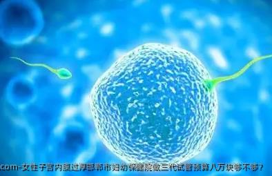 女性子宫内膜过厚邯郸市妇幼保健院做三代试管预算八万块够不够？