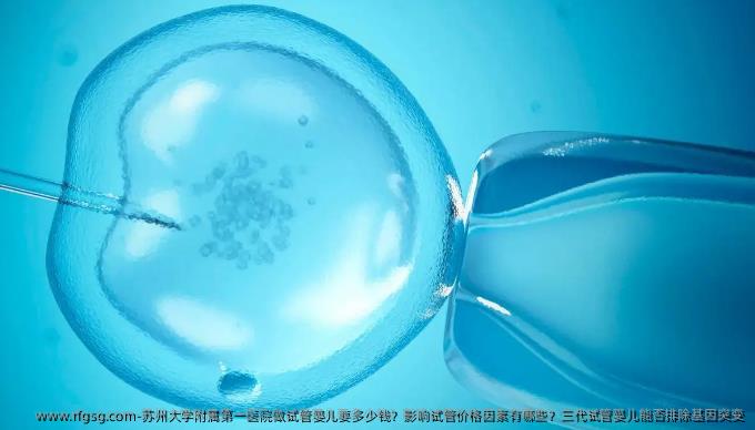 苏州大学附属第一医院做试管婴儿要多少钱？影响试管价格因素有哪些？三代试管婴儿能否排除基因突变