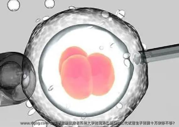 女性子宫腺肌症去苏州大学附属第二医院做三代试管生子预算十万块够不够？