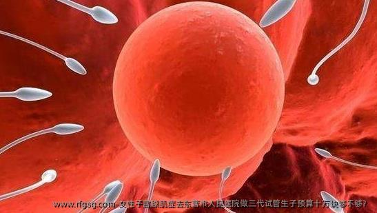 女性子宫腺肌症去东营市人民医院做三代试管生子预算十万块够不够？