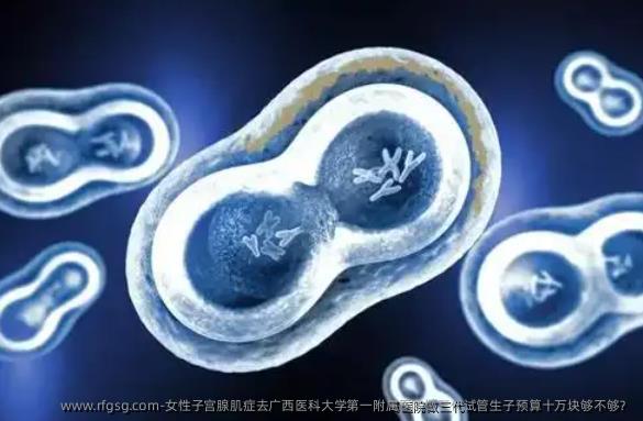 女性子宫腺肌症去广西医科大学第一附属医院做三代试管生子预算十万块够不够？